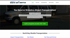 Desktop Screenshot of northbayshuttle.net